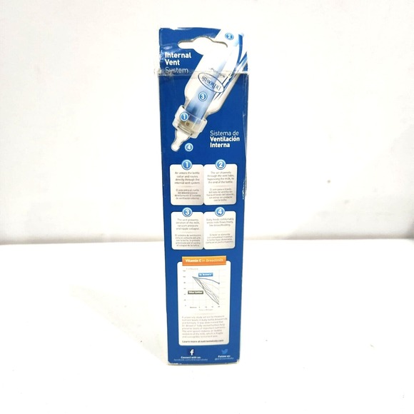 Dr. Brown's 8oz Natural Flow Standard Baby Bottle, BPA-Free Plastic, Clear - Picture 5 of 9